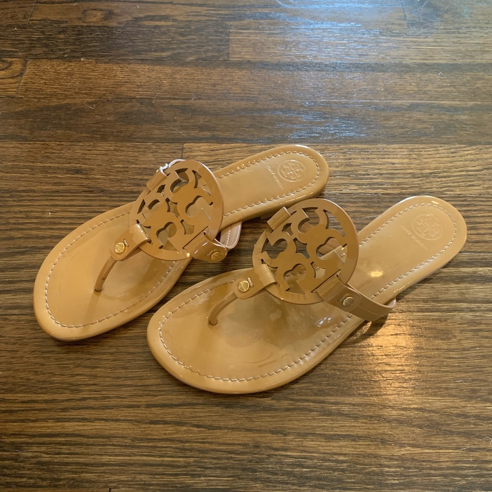 Tory Burch Miller Sandals in Sand / Nude / Tan